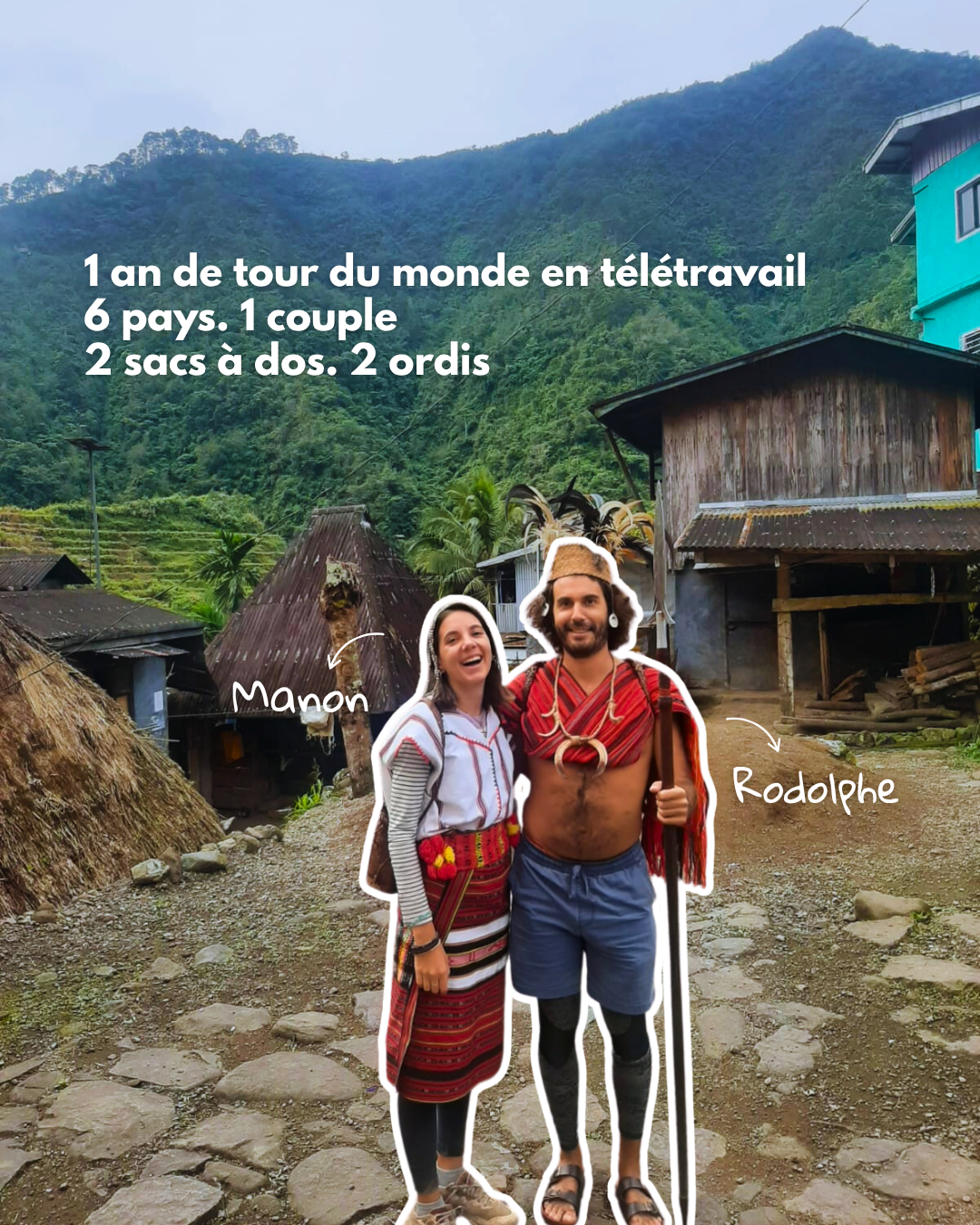 Manon et Rodolphe — 1 an de tour du monde en télétravail avec Holiworking